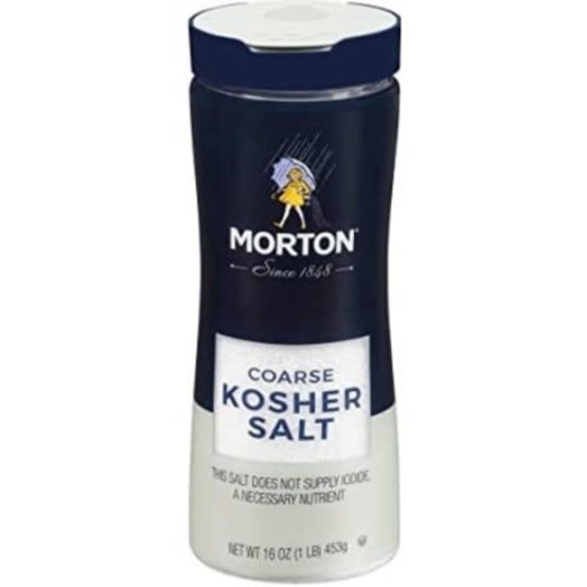 Morton Kosher Salt 12x16oz