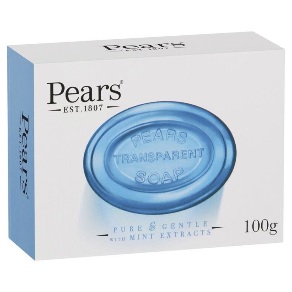 Pears Soap Blue 12x100g British Health & Beauty Kellys Wholesale