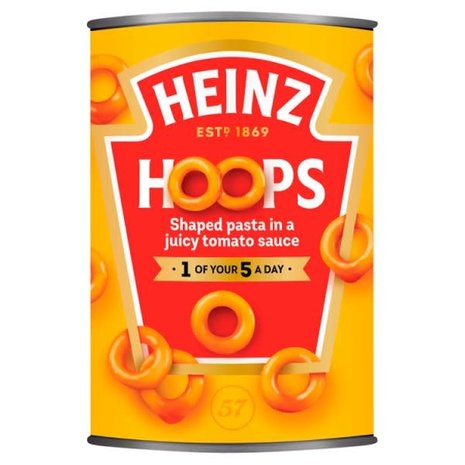 Heinz Heinz Spaghetti Hoops 24x400g Heinz Heinz Spaghetti Hoops 24x400g
