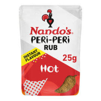 Nandos Nando's Hot Peri-Peri Rub 12x25g