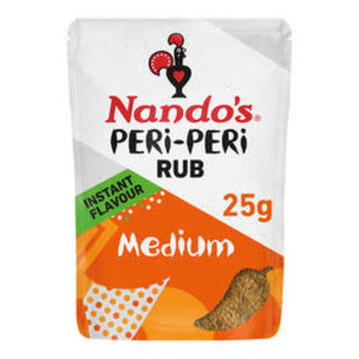 Nandos Nando's Medium Peri-Peri Rub 12x25g