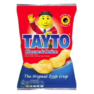 Tayto Tayto Cheese & Onion Crisps 50x37g