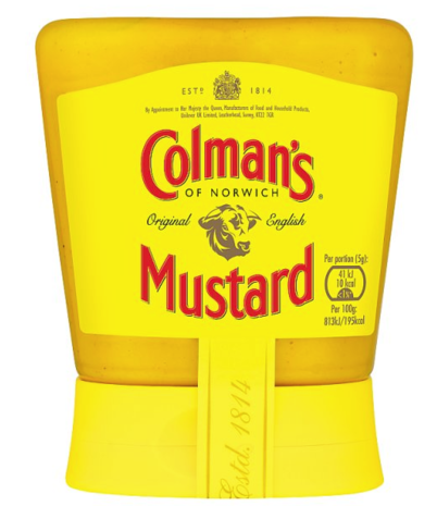 Colman's Colman's Mustard Squeezy 6x150g Colman's Colman's Mustard Squeezy 6x150g
