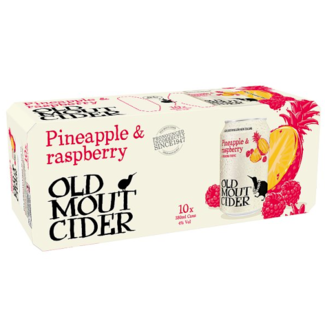 Old Mout Cider Old Mout Pineapple & Raspberry  ABV 4% 1x10x330ml