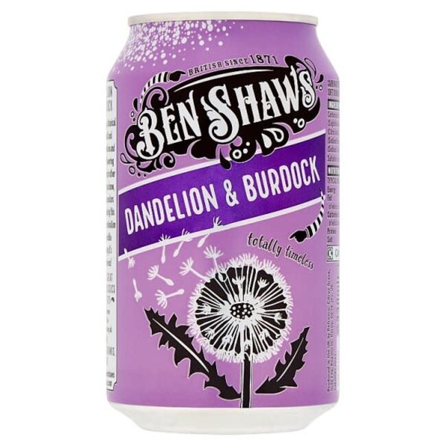 Soda Ben Shaws Dandelion & Burdock 24x330ml
