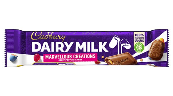 Cadbury Cadbury Marvellous Jelly Popping Bar 24x47g Cadbury Cadbury Marvellous Jelly Popping Bar 24x47g