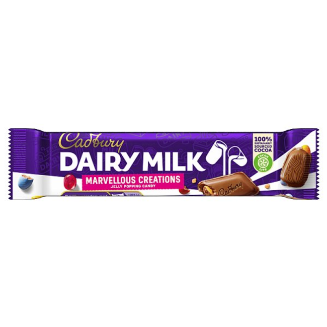 Cadbury Marvellous Jelly Popping Bar 24x47g