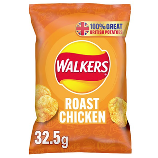 Walkers Crisps Walkers Roast Chicken 32x32.5g BBD: 15-06-2024