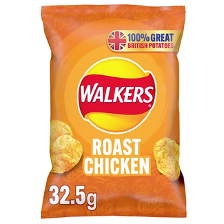 Walkers Crisps Walkers Roast Chicken 32x32.5g THT: 15-06-2024