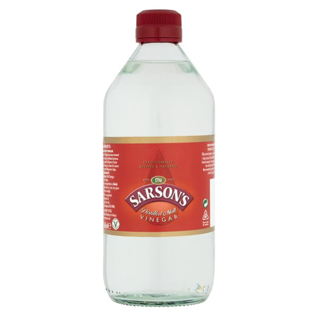 Sarson's Distilled Vinegar 12x568ml British Sauces & Condiments