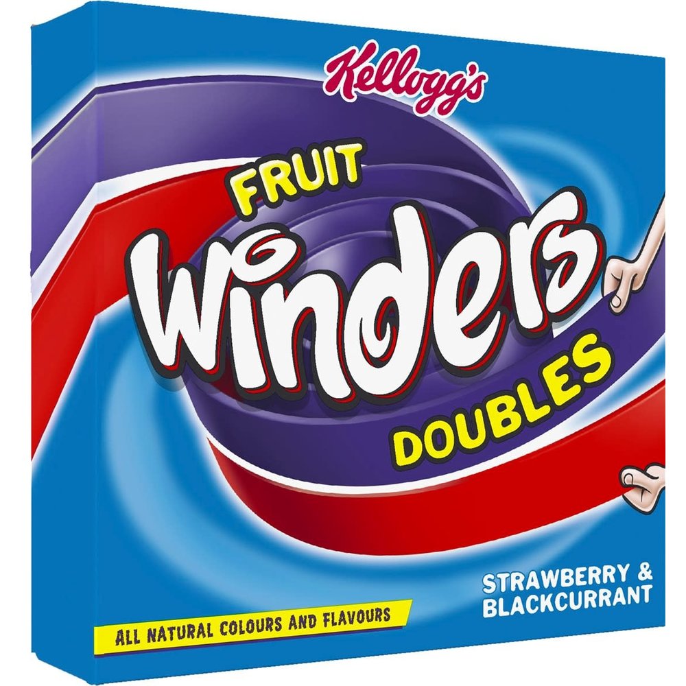 Kellogg's Fruit Winder Strwb & Blackcurrant 5pk 10x5pk British Sweet