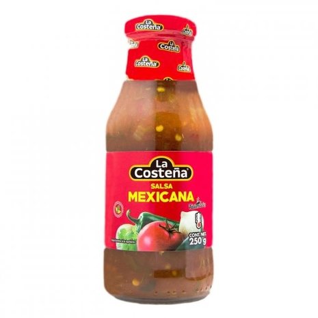 La Costena Salsa Mexicana Casera Bottle 20x250g La Costena Salsa Mexicana Casera Bottle 20x250g