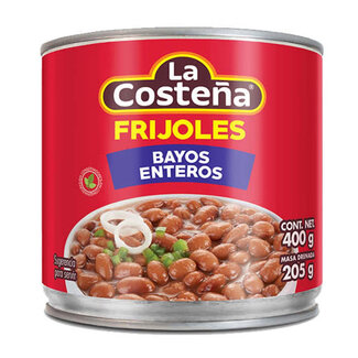 La Costena Bayos Whole Beans 12x400g