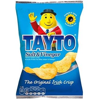 Tayto Tayto Salt & Vinegar Crisps 50x37g