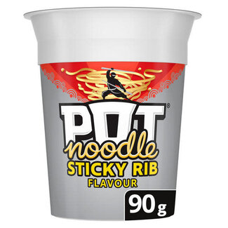 Pot Noodle Pot Noodle Sticky Rib 12x90g BBD: 30-06-2024