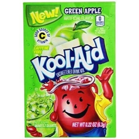 Kool-Aid Kool-Aid Green Apple 48 Sachets Kool-Aid Kool-Aid Green Apple 48 Sachets