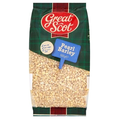 Great Scot Great Scot Pearl Barley 5x500g Great Scot Great Scot Pearl Barley 5x500g