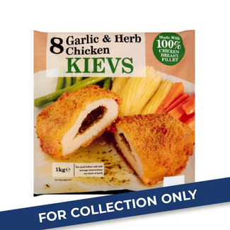 Glenhaven Garlic & Herb Chicken Kievs 8pk 8x8kg