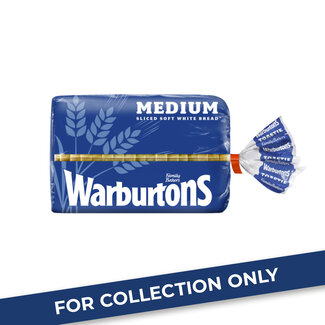 Warburtons Warburtons Medium White Bread 10x800g