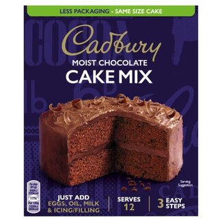 Cadbury Cadbury Moist Chocolate Cake Mix 5x400g