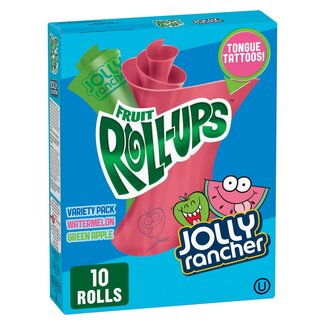 Betty Crocker Betty Crocker Fruit Roll Up Jolly Rancher 10x10pk