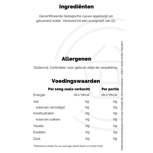 Bragg Apple Cider Vinegar 12x473ml