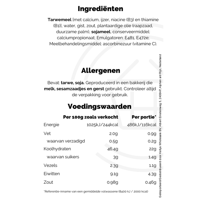 Warburtons Toastie White 10x800g