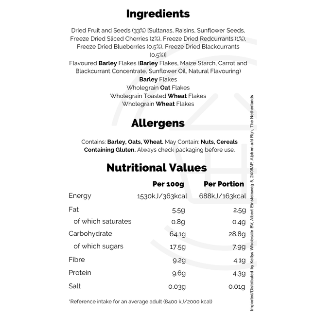 Dorset Berries & Cherries 5x600g