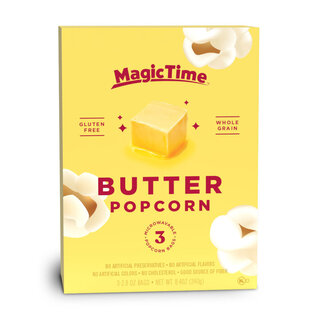Magic Time Magic Time Butter Popcorn 12x240g