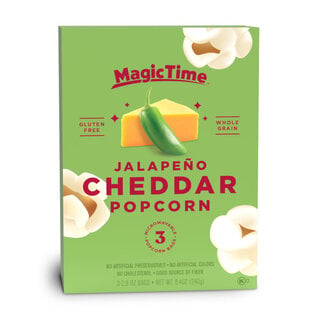 Magic Time Magic Time Jalapeno Cheddar Popcorn 12x240g