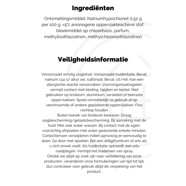 Domestos Multi-Purpose Bleach Spray 6x700ml