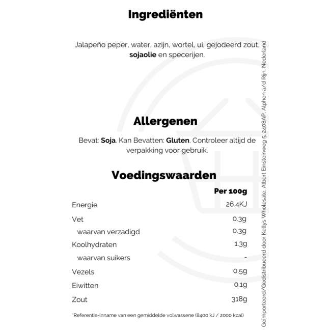 La Costena Jalapeno Chilli Picados 24x220g
