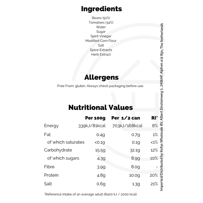 Heinz Baked Beanz 24x415g 'Multipack zonder barcode'