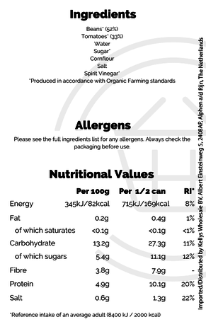 Heinz Heinz Beanz Organic 12X415G Heinz Heinz Beanz Organic 12X415G