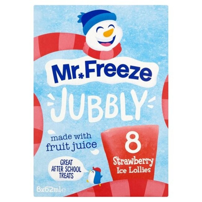 Mr. Freeze Jubbly Strawberry 6pk 8x62ml