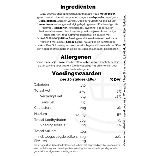 Cookie Dough Bites Cookies 'n Cream 12x88g