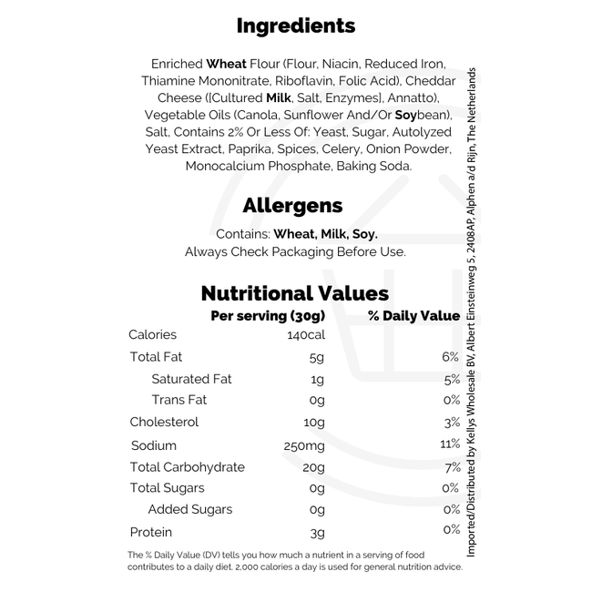 Goldfish Cheddar Crackers 24x187g