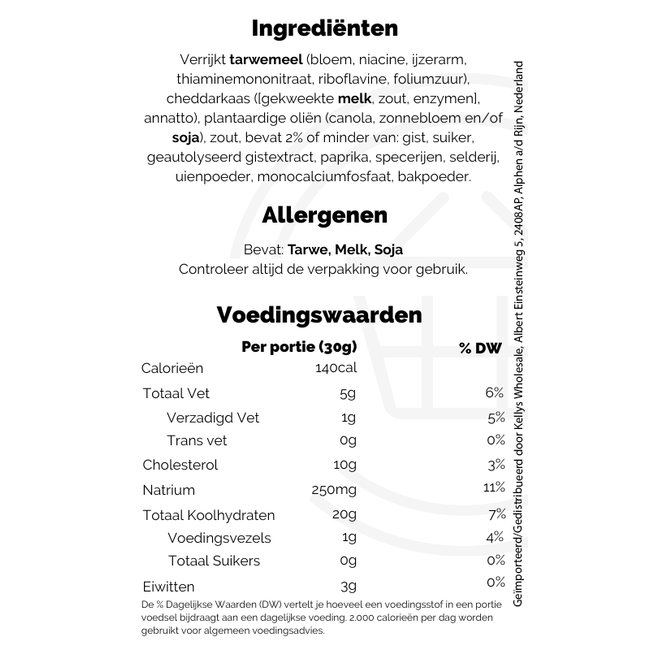 Goldfish Cheddar Crackers 24x187g