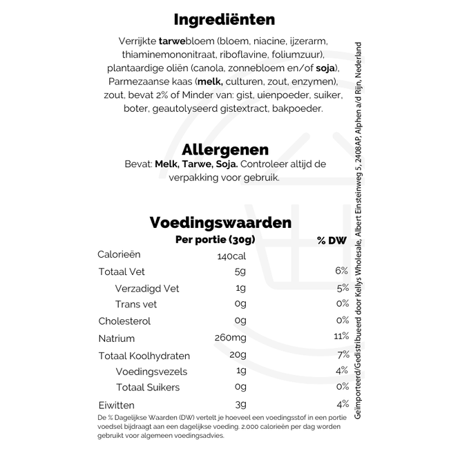 Goldfish Parmesan Crackers 24x187g