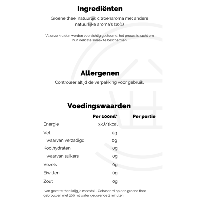 Twinings Green Tea Lemon 4x20s