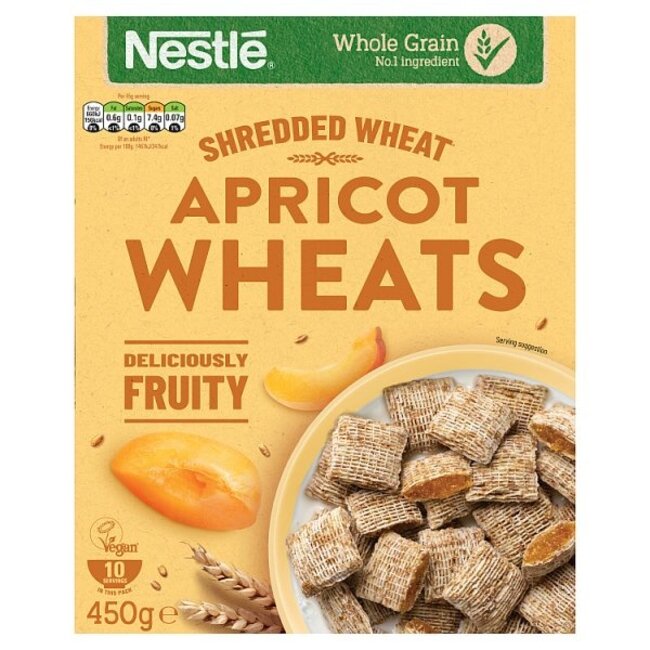 Nestle Shredded Wheat Fruity Apricot Wheats 7x450g