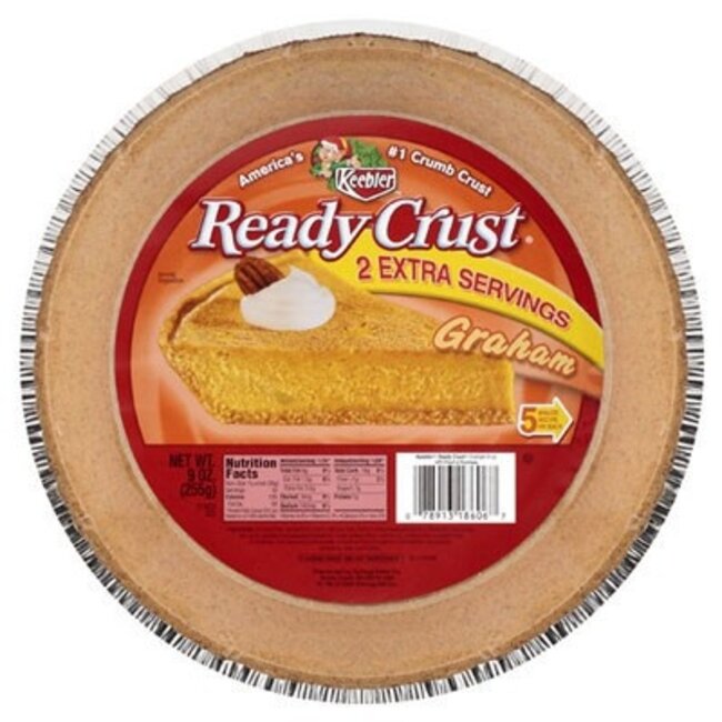 Keebler Ready Crust Graham Cracker Pie 12x170g