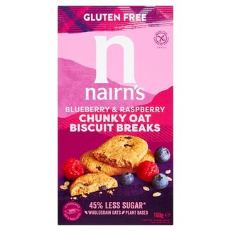 Nairn's Nairns Gf Biscuit Breaks Blueberry & Raspberry 6x160g
