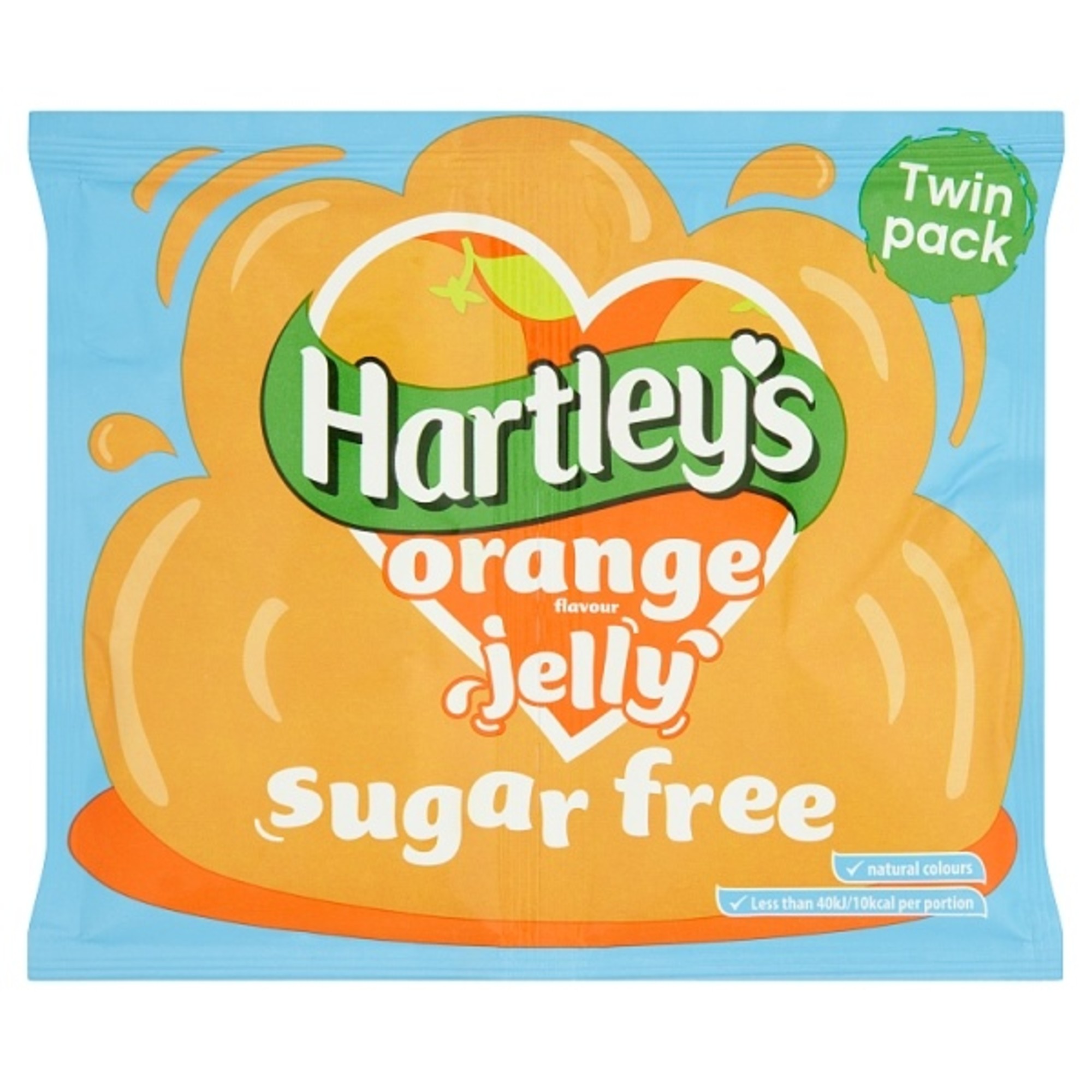 Hartleys S/Fr Jelly Crystals Orange 12x23g Kellys Wholesale