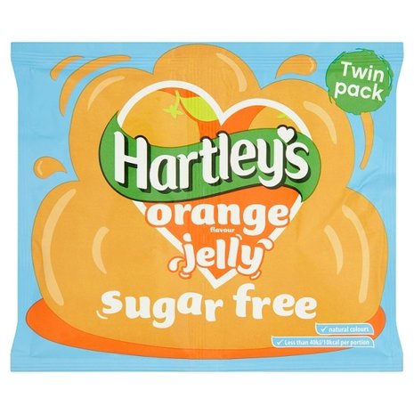 Hartley's Hartleys S/Fr Jelly Crystals Orange 12x23g Hartley's Hartleys S/Fr Jelly Crystals Orange 12x23g
