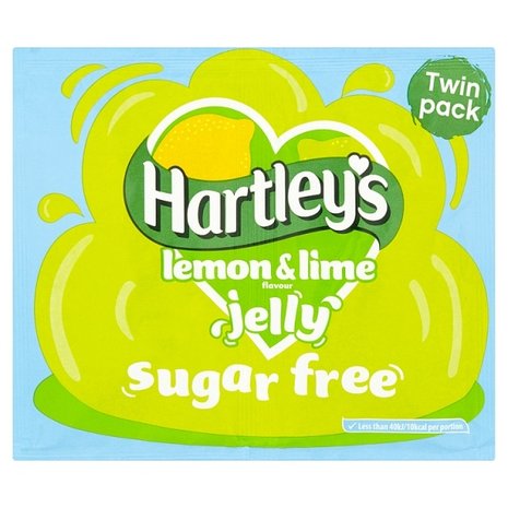 Hartley's Hartleys S/Fr Jelly Crystal Lemon&Lime 12x23g Hartley's Hartleys S/Fr Jelly Crystal Lemon&Lime 12x23g