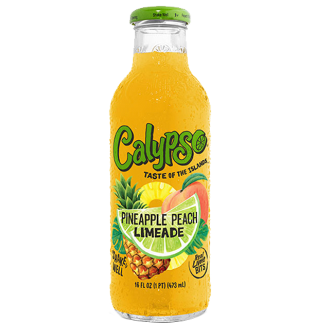 Calypso Pineapple Peach Limeade 12x473ml