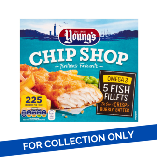 Young's Young's Chip Shop 5 Omega 3 Fish Fillets 8x500g