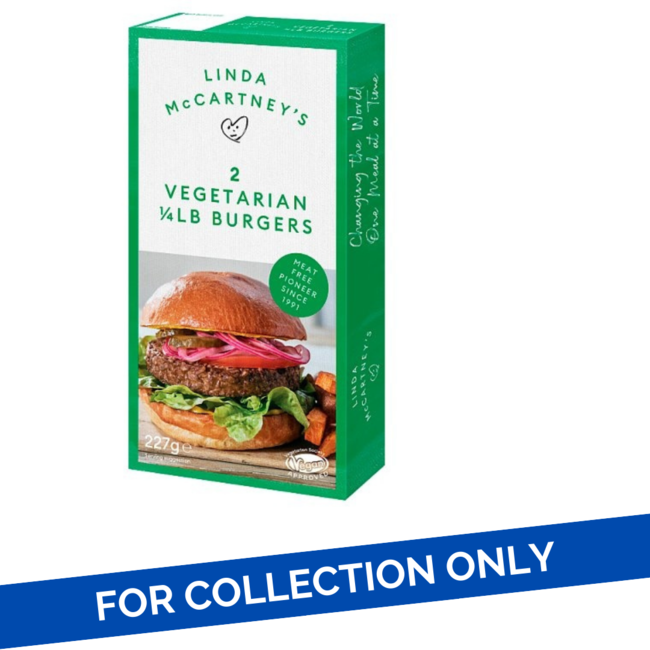 Linda McCartney Linda McCartney 2 Quarter Pounder Burgers 8 x 227g