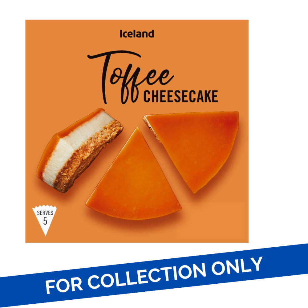 Iceland Toffee Cheesecake 6 x 400g Kellys Wholesale & Distribution